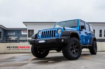 JEEP WRANGLER BEAST BLACK MACHINED WITH DARK TINT 4